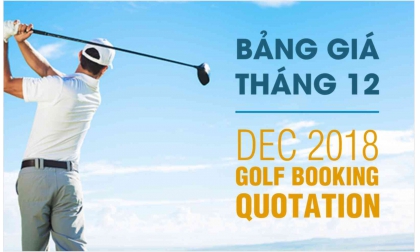 [INTERGOLF - Promotion] Price list of booking TeeTimes December, 2018