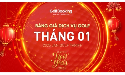 Golf Service Price List for January - Celebrating Lunar New Year 2025 (Year of the Snake)