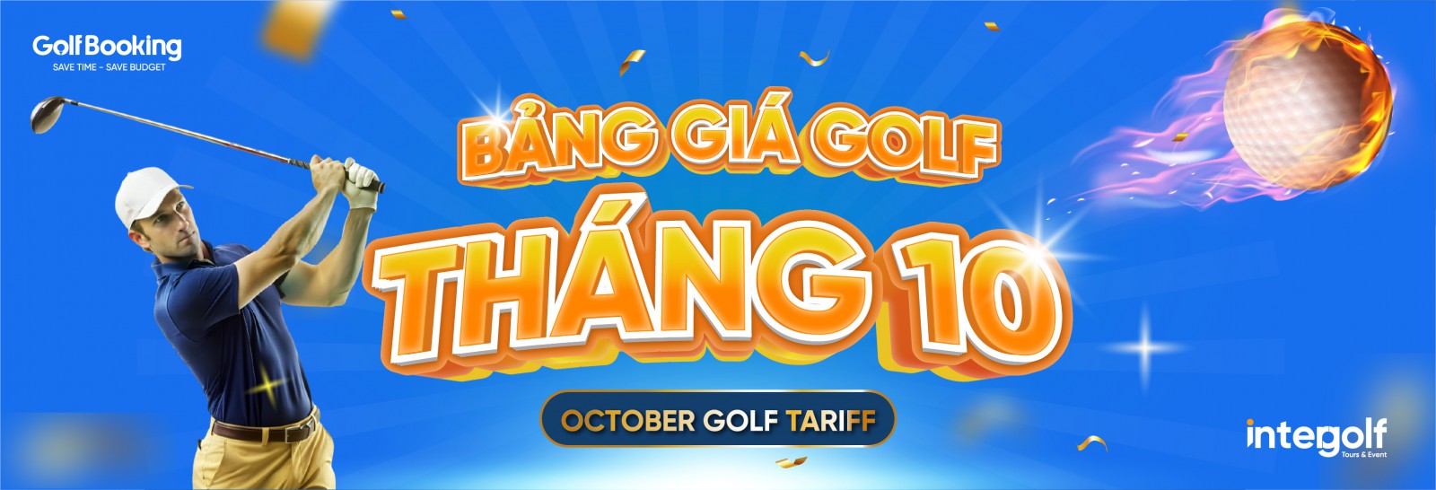 BẢNG GIÁ GOLF THÁNG 10