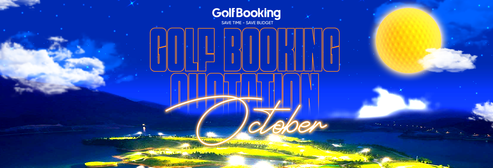 Golf Booking Tariff October 2025